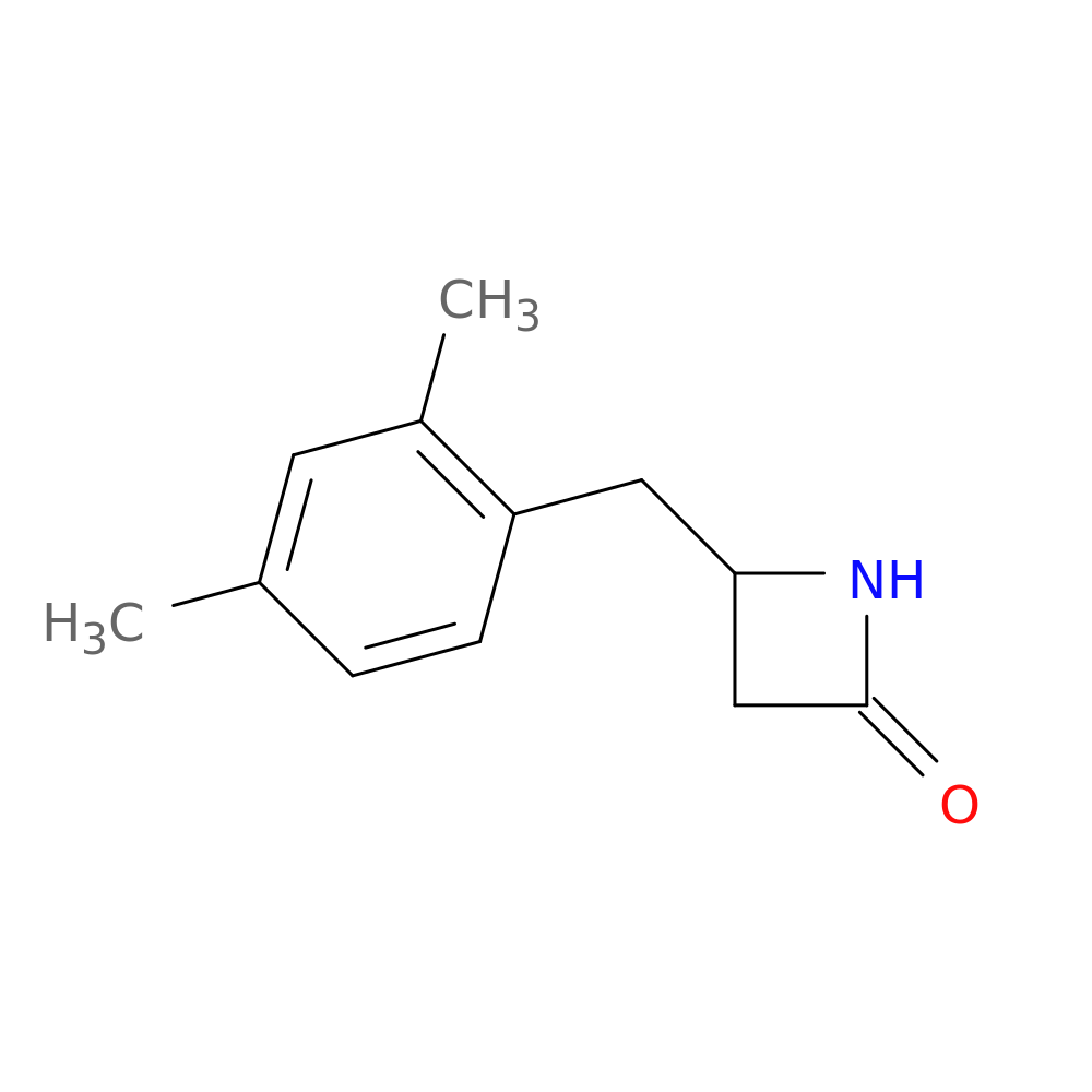 4-[(2,4-dimethylphenyl)methyl]azetidin-2-one