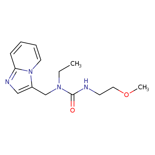 1-ethyl-1-({imidazo[1,2-a]pyridin-3-yl}methyl)-3-(2-methoxyethyl)urea