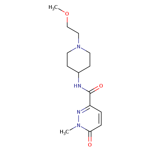 N-[1-(2-methoxyethyl)piperidin-4-yl]-1-methyl-6-oxo-1,6-dihydropyridazine-3-carboxamide