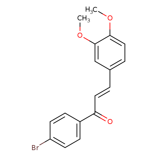 (2E)-1-(4-bromophenyl)-3-(3,4-dimethoxyphenyl)prop-2-en-1-one