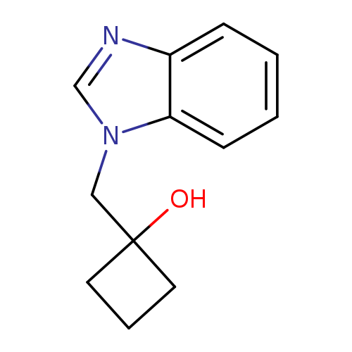 1-[(1H-1,3-Benzodiazol-1-yl)methyl]cyclobutan-1-ol