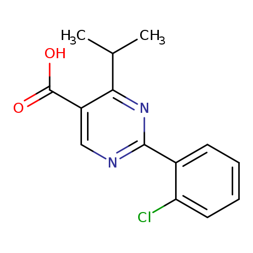 2-(2-chlorophenyl)-4-isopropylpyrimidine-5-carboxylic acid