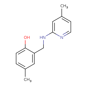 4-Methyl-2-(((4-methylpyridin-2-yl)amino)methyl)phenol