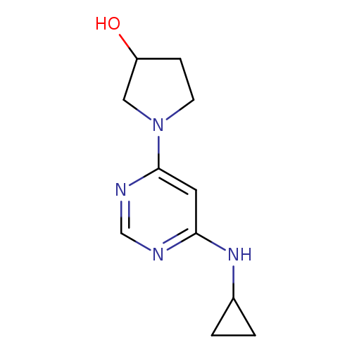 1-(6-Cyclopropylamino-pyrimidin-4-yl)-pyrrolidin-3-ol