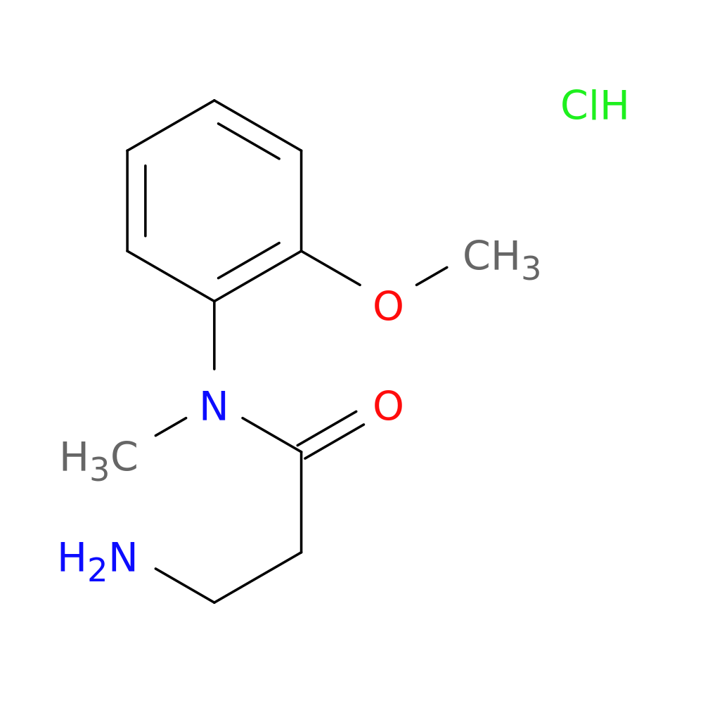 3-amino-N-(2-methoxyphenyl)-N-methylpropanamide hydrochloride