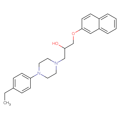 1-[4-(4-ethylphenyl)piperazin-1-yl]-3-(naphthalen-2-yloxy)propan-2-ol