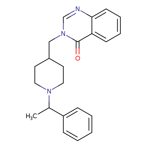 3-{[1-(1-phenylethyl)piperidin-4-yl]methyl}-3,4-dihydroquinazolin-4-one