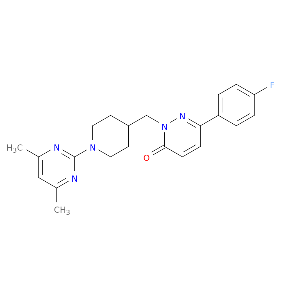 2-{[1-(4,6-dimethylpyrimidin-2-yl)piperidin-4-yl]methyl}-6-(4-fluorophenyl)-2,3-dihydropyridazin-3-one