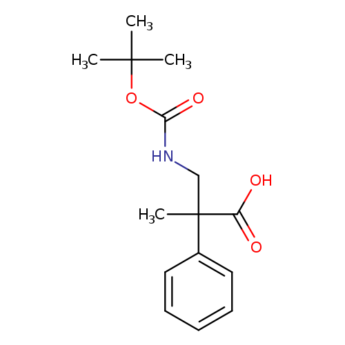 3-([(tert-butoxy)carbonyl]amino)-2-methyl-2-phenylpropanoic acid