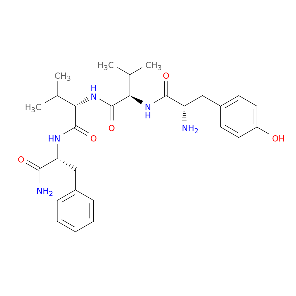 L-tyrosyl-D-valyl-L-valyl-D-phenylalaninamide