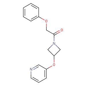 2-phenoxy-1-[3-(pyridin-3-yloxy)azetidin-1-yl]ethan-1-one