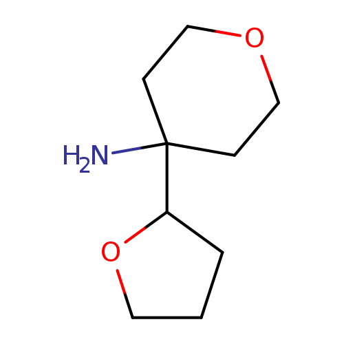 4-(oxolan-2-yl)oxan-4-amine