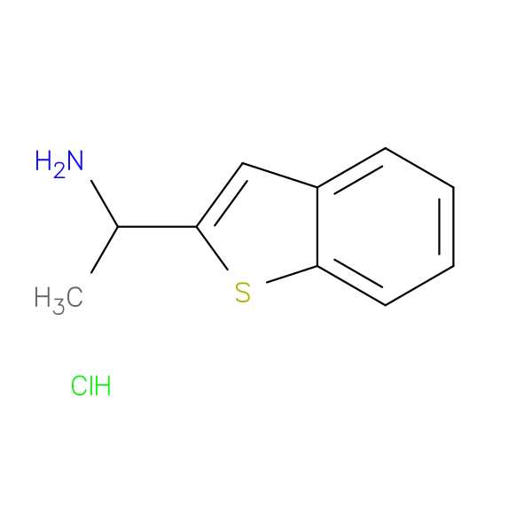 1-(1-benzothiophen-2-yl)ethan-1-amine hydrochloride