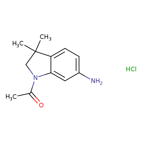 1-(6-Amino-3,3-dimethylindolin-1-yl)ethanone hydrochloride