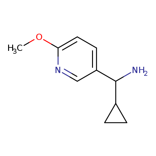 cyclopropyl(6-methoxypyridin-3-yl)methanamine