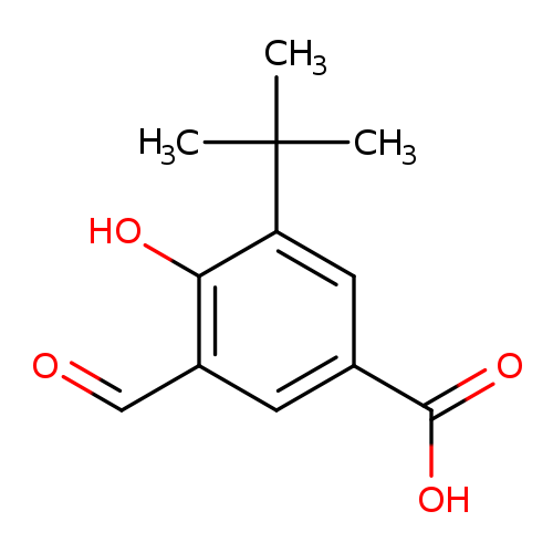 Benzoic acid, 3-(1,1-dimethylethyl)-5-formyl-4-hydroxy-