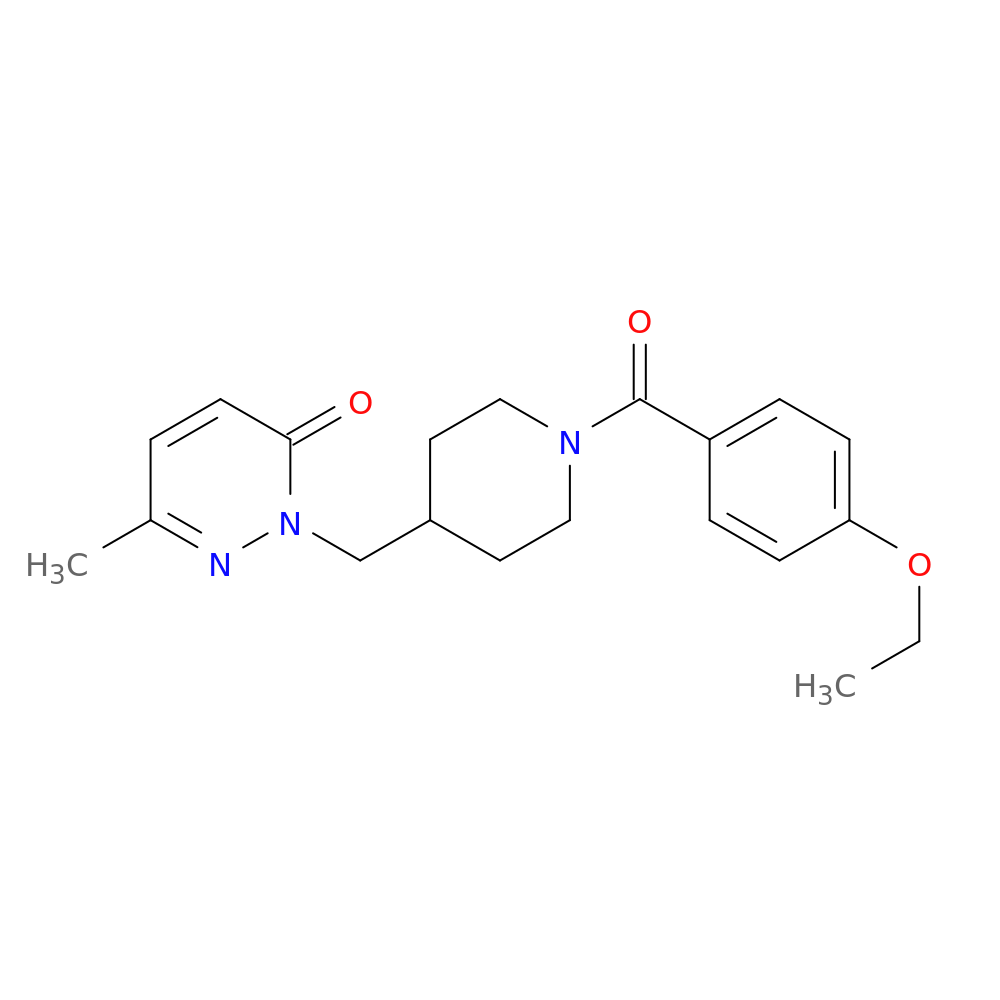 2-{[1-(4-ethoxybenzoyl)piperidin-4-yl]methyl}-6-methyl-2,3-dihydropyridazin-3-one
