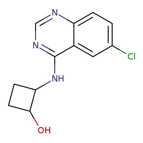 2-[(6-chloroquinazolin-4-yl)amino]cyclobutan-1-ol