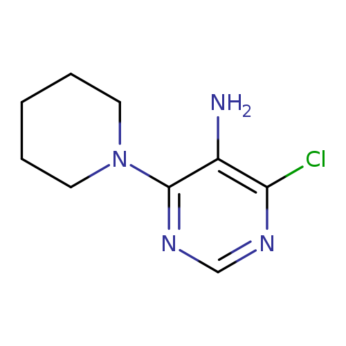 4-Chloro-6-piperidin-1-yl-pyrimidin-5-ylamine