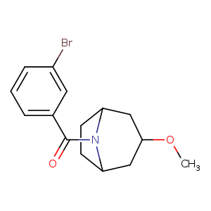 8-(3-bromobenzoyl)-3-methoxy-8-azabicyclo[3.2.1]octane