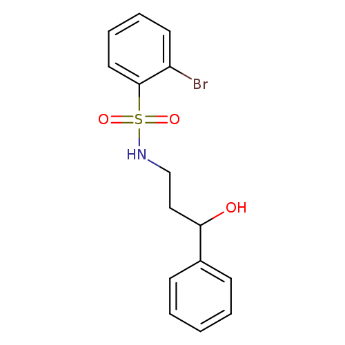 2-bromo-N-(3-hydroxy-3-phenylpropyl)benzene-1-sulfonamide
