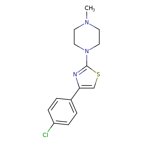 1-[4-(4-chlorophenyl)-1,3-thiazol-2-yl]-4-methylpiperazine
