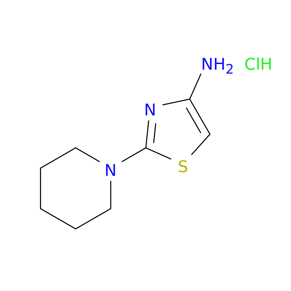 2-(Piperidin-1-yl)-1,3-thiazol-4-amine, HCl