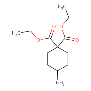 1,1-Cyclohexanedicarboxylic acid, 4-amino-, diethyl ester