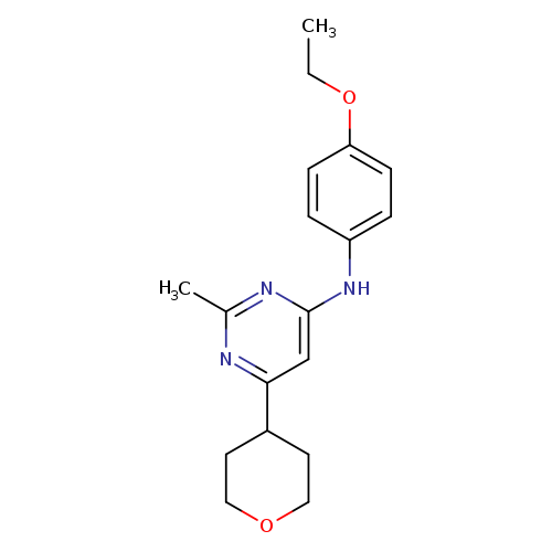 N-(4-ethoxyphenyl)-2-methyl-6-(oxan-4-yl)pyrimidin-4-amine