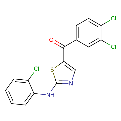 N-(2-chlorophenyl)-5-(3,4-dichlorobenzoyl)-1,3-thiazol-2-amine
