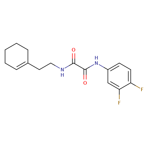 N'-[2-(cyclohex-1-en-1-yl)ethyl]-N-(3,4-difluorophenyl)ethanediamide