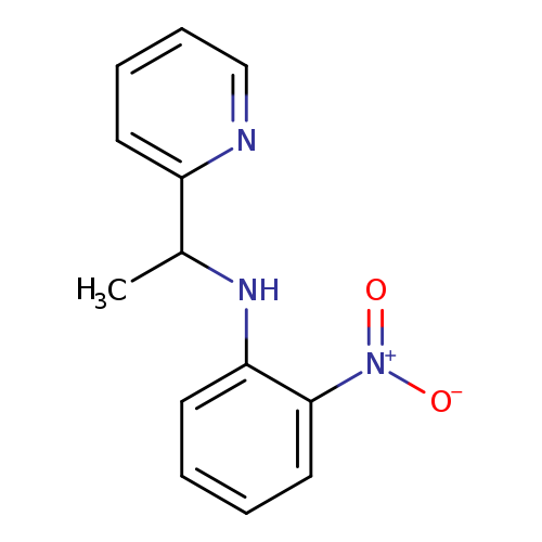 2-nitro-N-[1-(pyridin-2-yl)ethyl]aniline