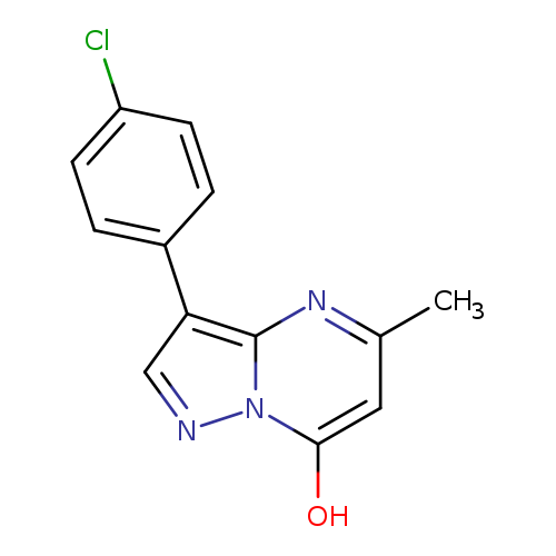 Pyrazolo[1,5-a]pyrimidin-7-ol, 3-(4-chlorophenyl)-5-methyl-