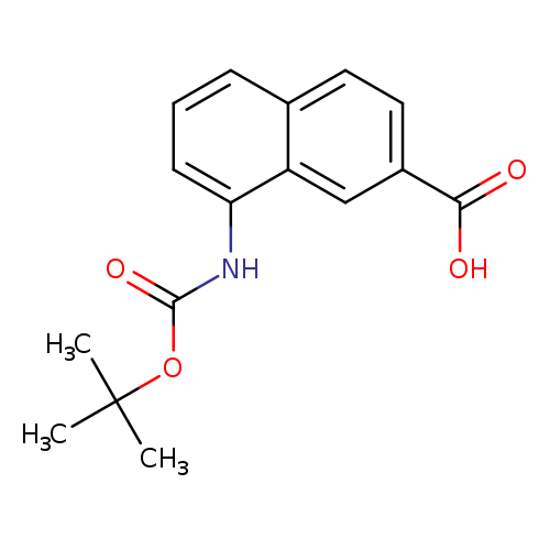 8-{[(tert-butoxy)carbonyl]amino}naphthalene-2-carboxylic acid