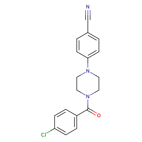 4-[4-(4-chlorobenzoyl)piperazin-1-yl]benzonitrile