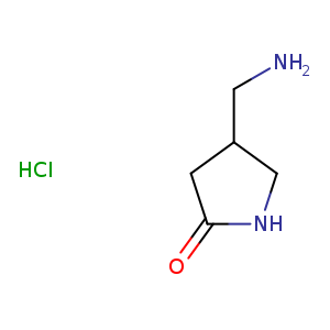 2-​Pyrrolidinone, 4-​(aminomethyl)​-​, hydrochloride (1:1)