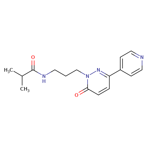 2-methyl-N-{3-[6-oxo-3-(pyridin-4-yl)-1,6-dihydropyridazin-1-yl]propyl}propanamide
