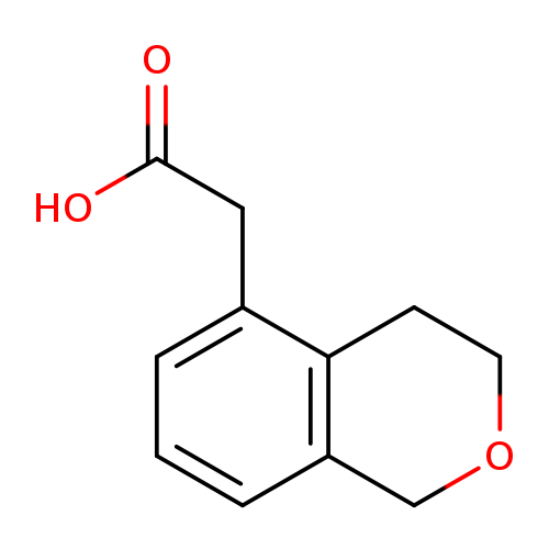 2-(3,4-dihydro-1H-2-benzopyran-5-yl)acetic acid