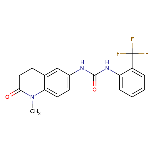 1-(1-methyl-2-oxo-1,2,3,4-tetrahydroquinolin-6-yl)-3-[2-(trifluoromethyl)phenyl]urea