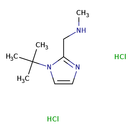 [(1-tert-butyl-1H-imidazol-2-yl)methyl](methyl)amine dihydrochloride