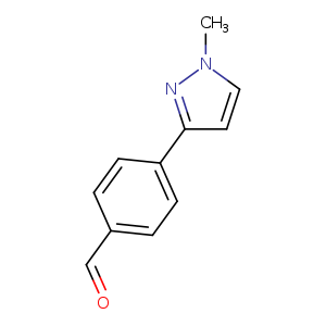 Benzaldehyde, 4-(1-methyl-1H-pyrazol-3-yl)-