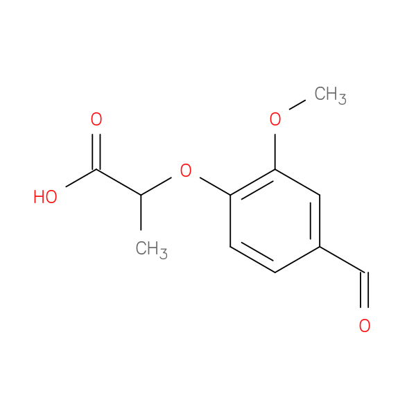 2-(4-Formyl-2-methoxyphenoxy)propanoic acid