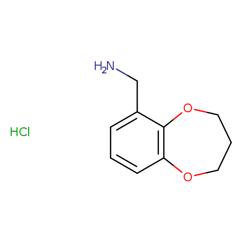 3,4-Dihydro-2h-1,5-benzodioxepin-6-ylmethylamine hydrochloride