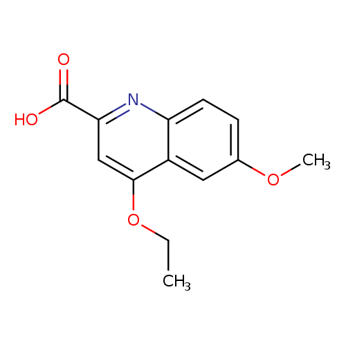 4-Ethoxy-6-methoxyquinoline-2-carboxylic acid