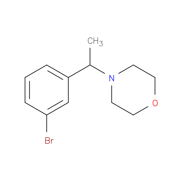4-(1-(3-bromophenyl)ethyl)morpholine
