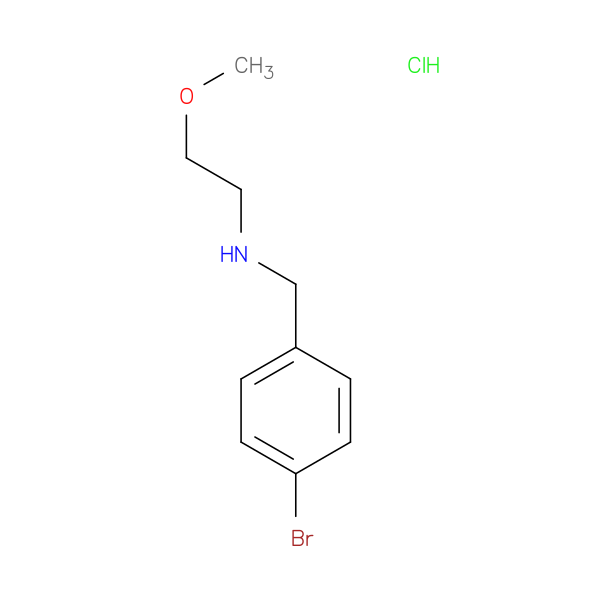 N-(4-bromobenzyl)-2-methoxyethanamine hydrochloride