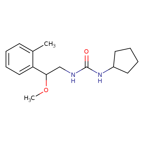 3-cyclopentyl-1-[2-methoxy-2-(2-methylphenyl)ethyl]urea