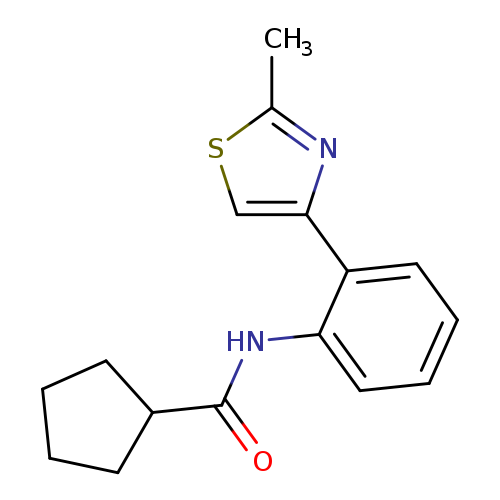 N-[2-(2-methyl-1,3-thiazol-4-yl)phenyl]cyclopentanecarboxamide