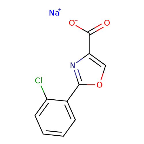 sodium 2-(2-chlorophenyl)-1,3-oxazole-4-carboxylate