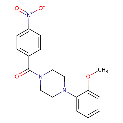 1-(2-methoxyphenyl)-4-(4-nitrobenzoyl)piperazine